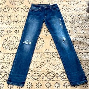 American Eagle Slim straight distressed jean